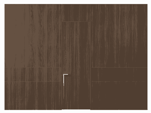 Панели для отделки стен Панель Под дерево. Цвет Шоколадный ясень. Материал Ciplex ламинатин. Коллекция Под дерево. Картинка.
