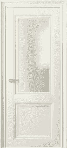 Серия 2524 - Межкомнатная дверь Centro 2524 Матовый молочно-белый