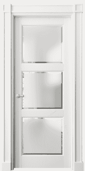 Дверь межкомнатная 6310 БС САТ-Ф. Цвет Бук серый. Материал Массив бука эмаль. Коллекция Toscana Plano. Картинка.