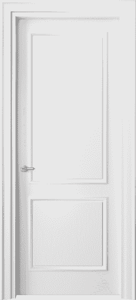 Серия 8121 - Межкомнатная дверь Paris 8121 Матовый белоснежный