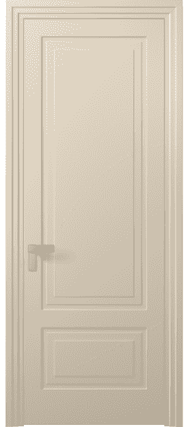 Дверь межкомнатная 8341 ММЦ. Цвет Матовый марципановый. Материал Гладкая эмаль. Коллекция Rocca. Картинка.