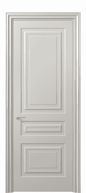 Дверь межкомнатная 8411 МОС . Цвет Матовый облачно-серый. Материал Гладкая эмаль. Коллекция Mascot. Картинка.