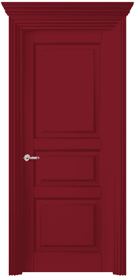 Дверь межкомнатная 6231 Рубиново-красный RAL 3003. Цвет Рубиново-красный RAL 3003. Материал Массив бука эмаль. Коллекция Royal. Картинка.