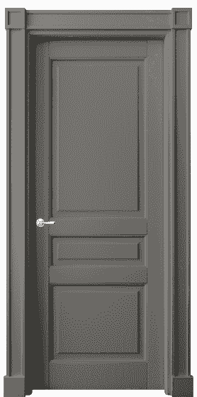 Дверь межкомнатная 6305 БКЛС. Цвет Бук классический серый. Материал Массив бука эмаль. Коллекция Toscana Plano. Картинка.