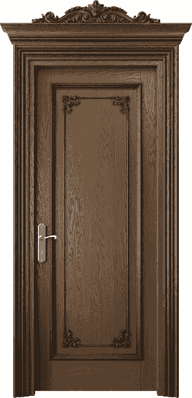 Дверь межкомнатная 6501 ДКР. Цвет Дуб королевский антик. Материал Массив дуба. Коллекция Imperial. Картинка.