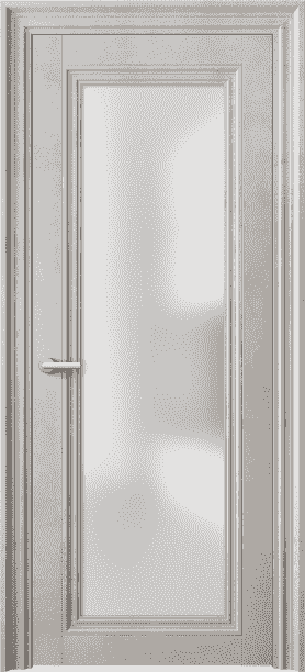 Дверь межкомнатная 2502 ЛСЕ САТ. Цвет Леон серебро. Материал Teknofoil Ламинатин. Коллекция Centro. Картинка.