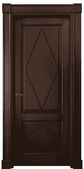 Серия 6343 - Межкомнатная дверь Toscana Rombo 6343 Бук тёмный с патиной