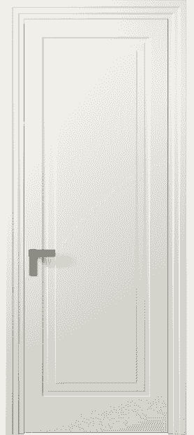 Дверь межкомнатная 8301 МЖМ. Цвет Матовый жемчужный. Материал Гладкая эмаль. Коллекция Rocca. Картинка.