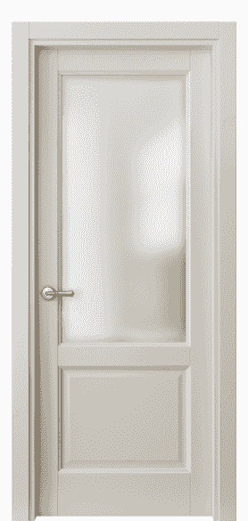 Дверь межкомнатная 1422 МОС САТ. Цвет Матовый облачно-серый. Материал Гладкая эмаль. Коллекция Galant. Картинка.
