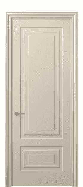 Дверь межкомнатная 8441 ММЦ . Цвет Матовый марципановый. Материал Гладкая эмаль. Коллекция Mascot. Картинка.