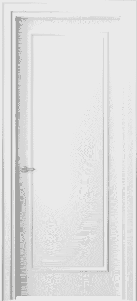 Серия 8101 - Межкомнатная дверь Paris 8101 Матовый белоснежный