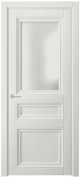 Дверь межкомнатная 2538 СТБЛ САТ. Цвет Софт-тач белоснежный. Материал Полипропилен. Коллекция Centro. Картинка.