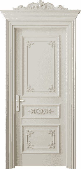 Дверь межкомнатная 6503 БОС. Цвет Бук облачный серый. Материал Массив бука эмаль. Коллекция Imperial. Картинка.