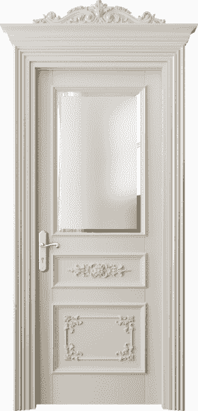 Дверь межкомнатная 6502 БОС САТ-Ф. Цвет Бук облачный серый. Материал Массив бука эмаль. Коллекция Imperial. Картинка.