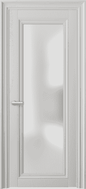 Дверь межкомнатная 2502 СШ Серый шёлк САТ. Цвет Серый шёлк. Материал Ciplex ламинатин. Коллекция Centro. Картинка.