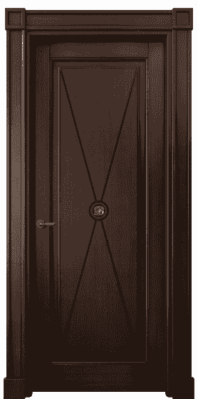 Дверь межкомнатная 6361 БТП. Цвет Бук тёмный с патиной. Материал Массив бука с патиной. Коллекция Toscana Litera. Картинка.