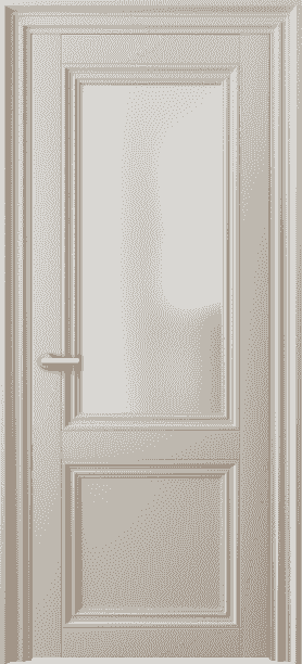 Дверь межкомнатная 2524 МСБЖ САТ. Цвет Матовый светло-бежевый. Материал Гладкая эмаль. Коллекция Centro. Картинка.