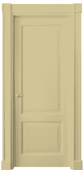 Дверь межкомнатная 6323 Слоновая кость RAL 1014. Цвет Слоновая кость RAL 1014. Материал Массив бука эмаль. Коллекция Toscana Elegante. Картинка.