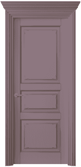 Дверь межкомнатная 6231 Пастельно-фиолетовый RAL 4009. Цвет Пастельно-фиолетовый RAL 4009. Материал Массив бука эмаль. Коллекция Royal. Картинка.