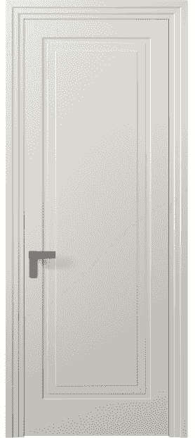 Дверь межкомнатная 8301 МСР. Цвет Матовый серый. Материал Гладкая эмаль. Коллекция Rocca. Картинка.