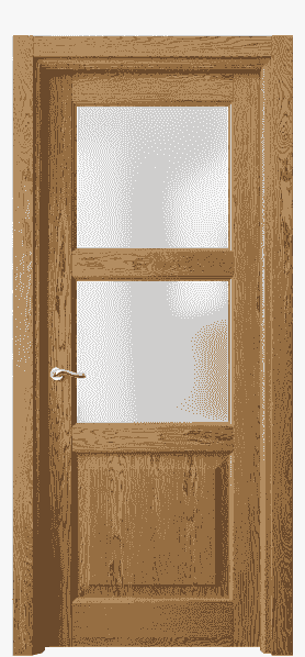Серия 0732 - Межкомнатная дверь Lignum 0732 Дуб медовый брашированный
