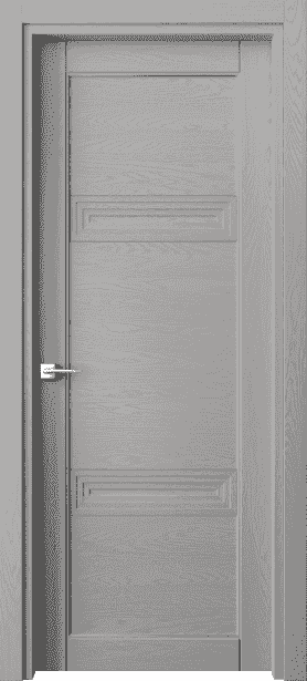 Дверь межкомнатная 6111 ДНСР. Цвет Дуб нейтральный серый. Материал Массив дуба эмаль. Коллекция Ego. Картинка.