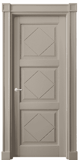 Дверь межкомнатная 6349 ББСК. Цвет Бук бисквитный. Материал Массив бука эмаль. Коллекция Toscana Rombo. Картинка.