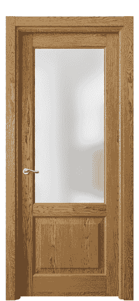Серия 0740 - Межкомнатная дверь Lignum 0740 Дуб медовый брашированный