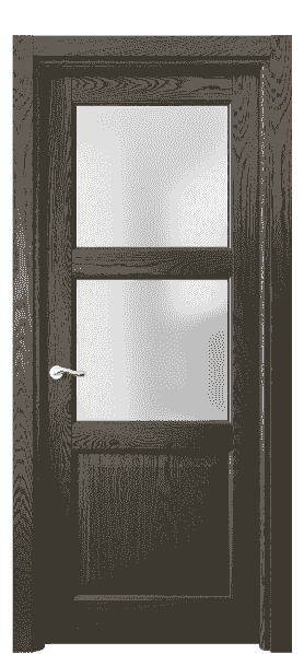 Дверь межкомнатная 0732 ДСЕ.Б САТ. Цвет Дуб серый брашированный. Материал Массив дуба брашированный. Коллекция Lignum. Картинка.