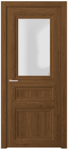 Дверь межкомнатная 2538 ЛОР САТ. Цвет Лесной орех. Материал Ламинатин. Коллекция Centro. Картинка.