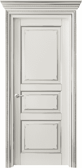 Серия 6231 - Межкомнатная дверь Royal 6231 Бук жемчуг с серебром