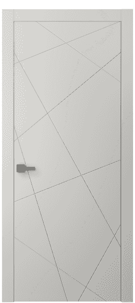 Дверь межкомнатная 8048 МСР . Цвет Матовый серый. Материал Гладкая эмаль. Коллекция Linea. Картинка.