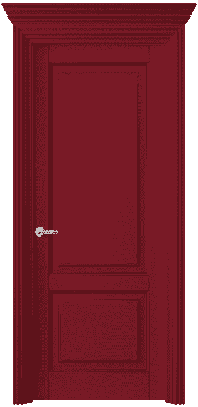 Дверь межкомнатная 6211 Рубиново-красный RAL 3003. Цвет Рубиново-красный RAL 3003. Материал Массив бука эмаль. Коллекция Royal. Картинка.