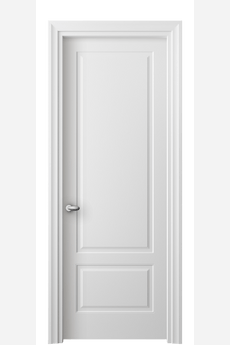 Дверь межкомнатная 8541 МБЛ . Цвет Матовый белоснежный. Материал Гладкая эмаль. Коллекция Esse. Картинка.