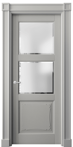 Дверь межкомнатная 6328 БНСР САТ-Ф. Цвет Бук нейтральный серый. Материал Массив бука эмаль. Коллекция Toscana Elegante. Картинка.