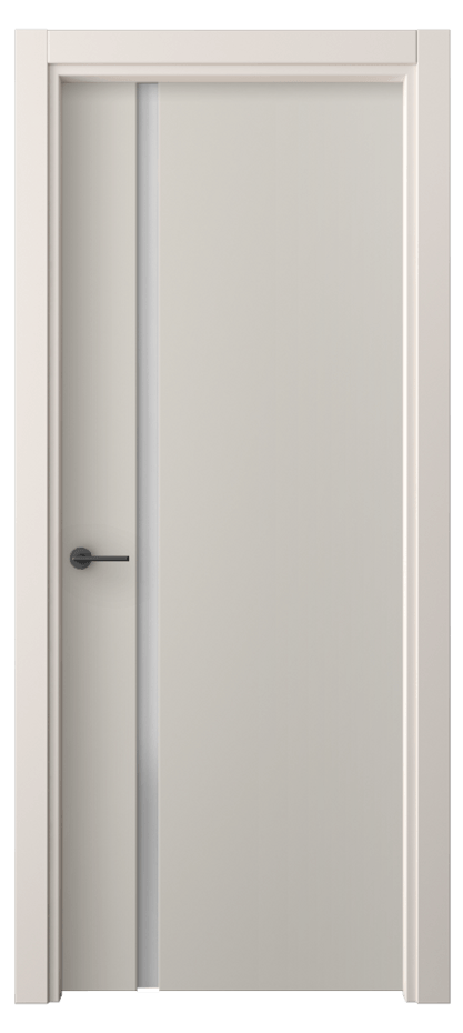 Межкомнатная дверь Фридом 4222 ПЭТ светло-серый Сатинированное стекло Цена 31749 ₽ | Volhovec