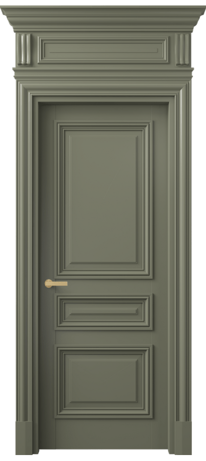 Межкомнатная дверь Антик 7305 Матовый оливковый тёмный  Цена 166409 ₽ | Volhovec