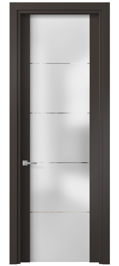 Дверь межкомнатная Planum 4114 Матовый антрацит Сатинированное стекло с гравировкой «КВАДРО», триплекс Гладкий наличник МАН Цена 60299 ₽ Наличники уже входят в базовый комплект. Фабрика дверей Волховец 8 (800) 551 43 19 Межкомнатная дверь Planum 4114 Матовый антрацит Сатинированное стекло с гравировкой «КВАДРО», триплекс Цена 60299 ₽ | Volhovec