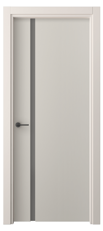 Межкомнатная дверь Фридом 4222 ПЭТ светло-серый Сатинированное серое стекло, триплекс Цена 31749 ₽ | Volhovec