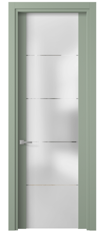 Дверь межкомнатная Planum 4114 ПЭТ светло-оливковый Сатинированное стекло с гравировкой «КВАДРО», триплекс 8 мм Гладкий наличник ПЭСО Цена 28479 ₽ Наличники уже входят в базовый комплект. Фабрика дверей Волховец 8 (800) 551 43 19 Межкомнатная дверь Planum 4114 ПЭТ светло-оливковый Сатинированное стекло с гравировкой «КВАДРО», триплекс 8 мм Цена 28479 ₽ | Volhovec