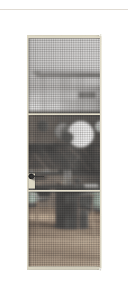 Алюминиевая дверь АЛПЛ040.03 Алюминий бежево-серый Декоративное стекло с сеткой "Mesh silver", триплекс. Без короба АБСР Цена 117452 Стоимость комплекта двери включает:
1. Полотно (600/650/700/750/800/850/900/950*2000-2400 мм).
2. Короб
3. Комплект фурнитуры (2 торцевые петли и магнитный замок с ответной планкой). Фабрика дверей Волховец 8 (800) 551 43 19 Алюминиевая дверь АЛПЛ040.03 Алюминий бежево-серый Декоративное стекло с сеткой "Mesh silver", триплекс Цена 117452 | Volhovec