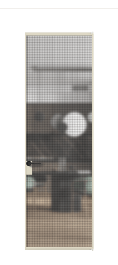 Алюминиевая дверь АЛПЛ040.01 Алюминий бежево-серый Декоративное стекло с сеткой "Mesh silver", триплекс. Без короба АБСР Цена 112892 Стоимость комплекта двери включает:
1. Полотно (600/650/700/750/800/850/900/950*2000-2400 мм).
2. Короб
3. Комплект фурнитуры (2 торцевые петли и магнитный замок с ответной планкой). Фабрика дверей Волховец 8 (800) 551 43 19 Алюминиевая дверь АЛПЛ040.01 Алюминий бежево-серый Декоративное стекло с сеткой "Mesh silver", триплекс Цена 112892 | Volhovec