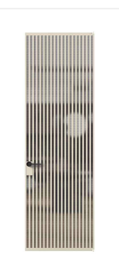 Алюминиевая дверь АЛПЛ040.06 Алюминий бежево-серый Декоративное стекло с сеткой "Mesh silver", триплекс. Без короба АБСР Цена 183052 Стоимость комплекта двери включает:
1. Полотно (600/650/700/750/800/850/900/950*2000-2400 мм).
2. Короб
3. Комплект фурнитуры (2 торцевые петли и магнитный замок с ответной планкой). Фабрика дверей Волховец 8 (800) 551 43 19 Алюминиевая дверь АЛПЛ040.06 Алюминий бежево-серый Декоративное стекло с сеткой "Mesh silver", триплекс Цена 183052 | Volhovec