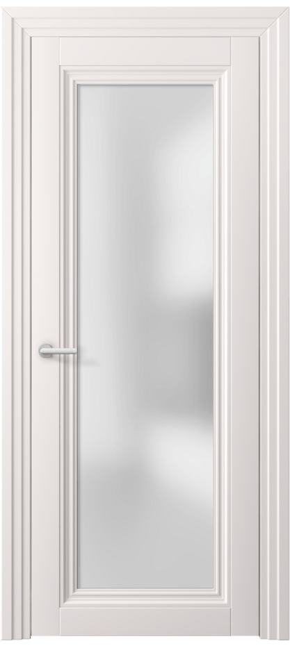 Межкомнатная дверь Центро 2502 ПЭТ кремово-серый Сатинированное стекло Цена 59990 сом | Volhovec