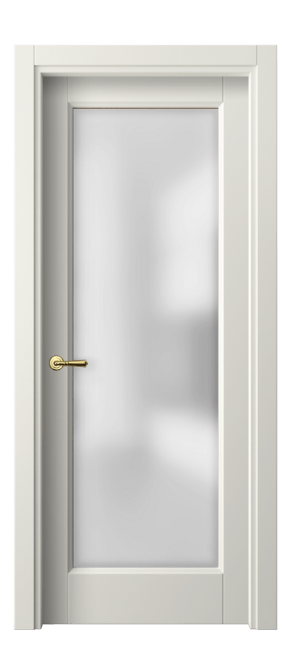 Межкомнатная дверь Галант 1402 Матовый жемчужный Сатинированное стекло Цена 43274 ₽ | Volhovec