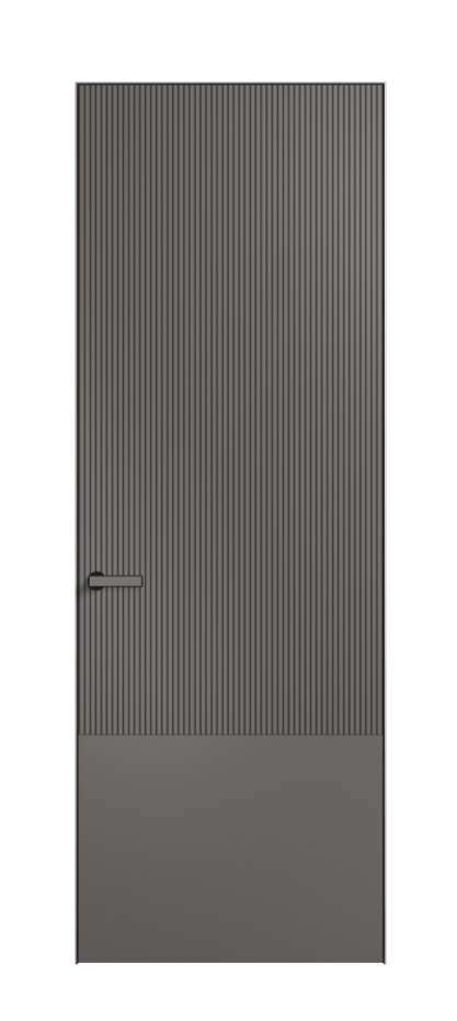 Межкомнатная дверь Вельвет 8203 Матовый классический серый. Цена 64969  | Volhovec