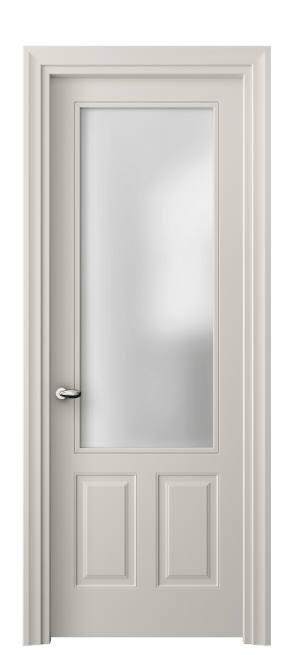 Межкомнатная дверь Esse 8522 Матовый облачно-серый Сатинированное стекло Цена 52879 ₽ | Volhovec