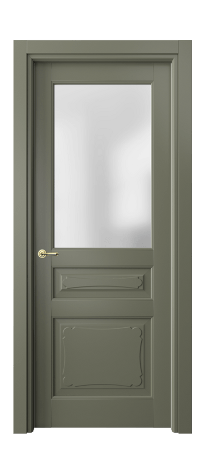 Межкомнатная дверь Toscana Elegante 6324 Бук оливковый тёмный Сатинированное стекло Цена 4970 AZE | Volhovec
