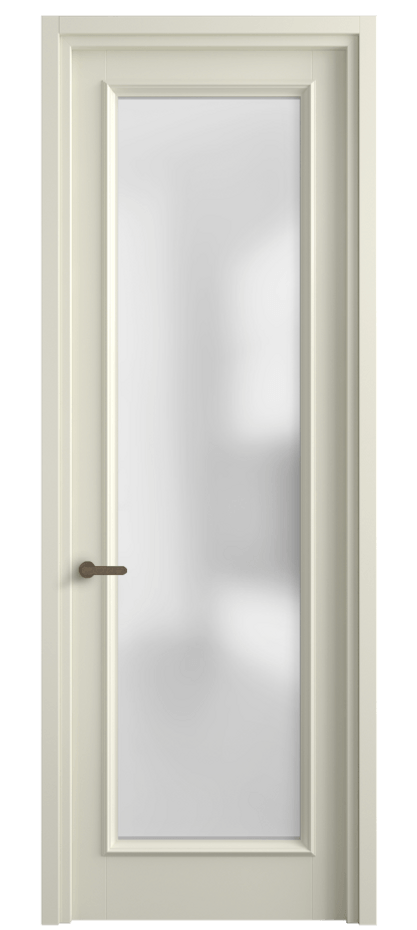 Межкомнатная дверь Шарм 6702 Матовый молочно-белый Сатинированное стекло Цена 93899 ₽ | Volhovec