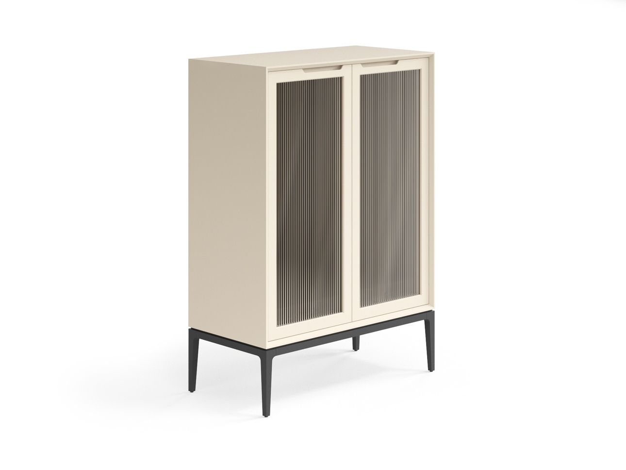 Витрина Velvet Матовый светло-бежевый